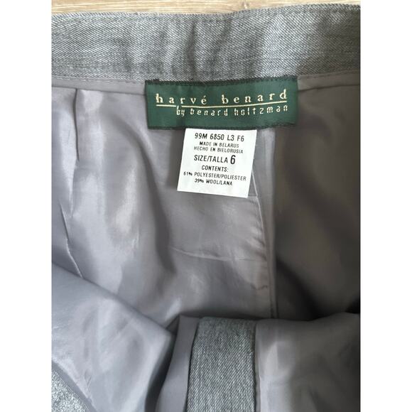 Harve Benard Women's Gray Dress Pants Size 6 - Picture 2 of 3